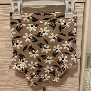 Clay Floral Ruffle Bloomers